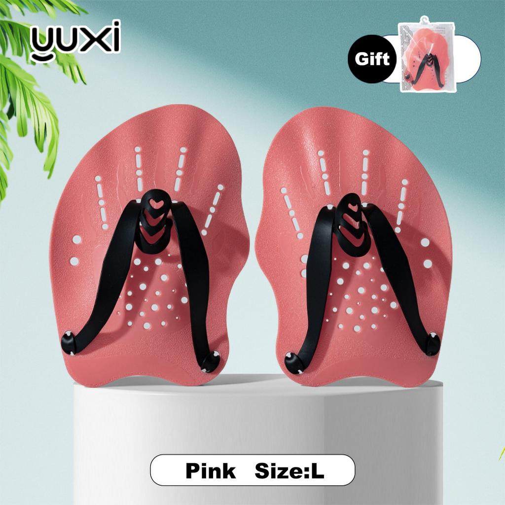 Swimming Paddles Profession Hands Swimming Training Hand Paddles Flippers Adjustable Silicone Straps Women Men Children Unisex