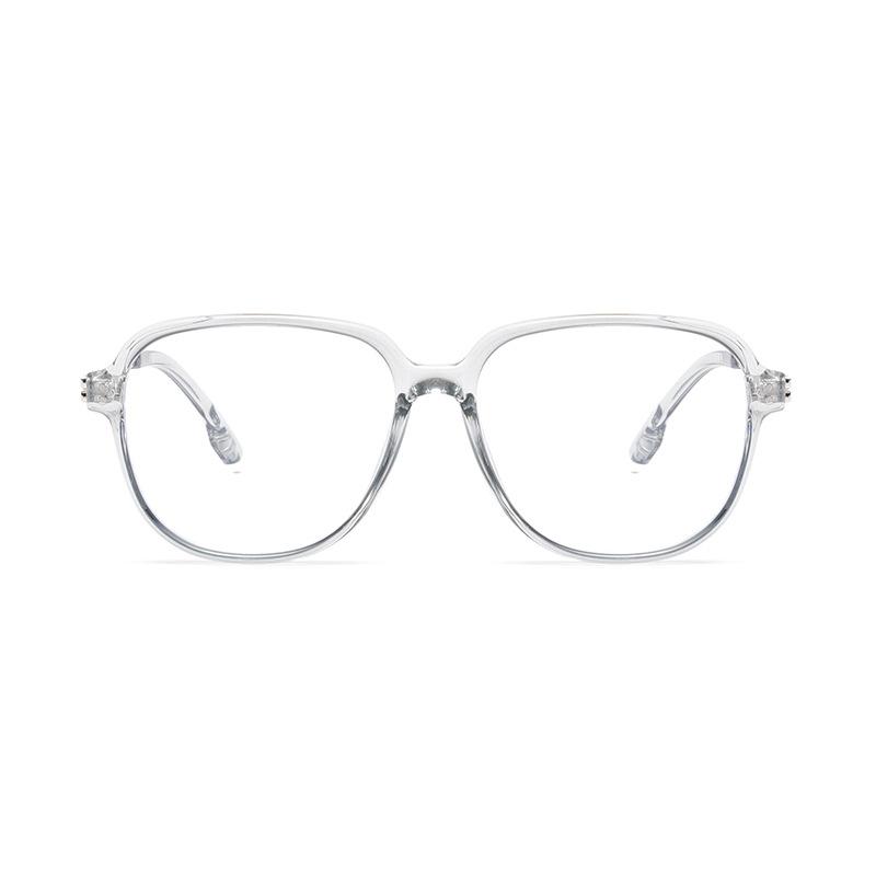 Fashion Style Glasses Frame High Quality Korean Style Men'S Glasses Rivets Decoration Blue Light Blocking Women Glass