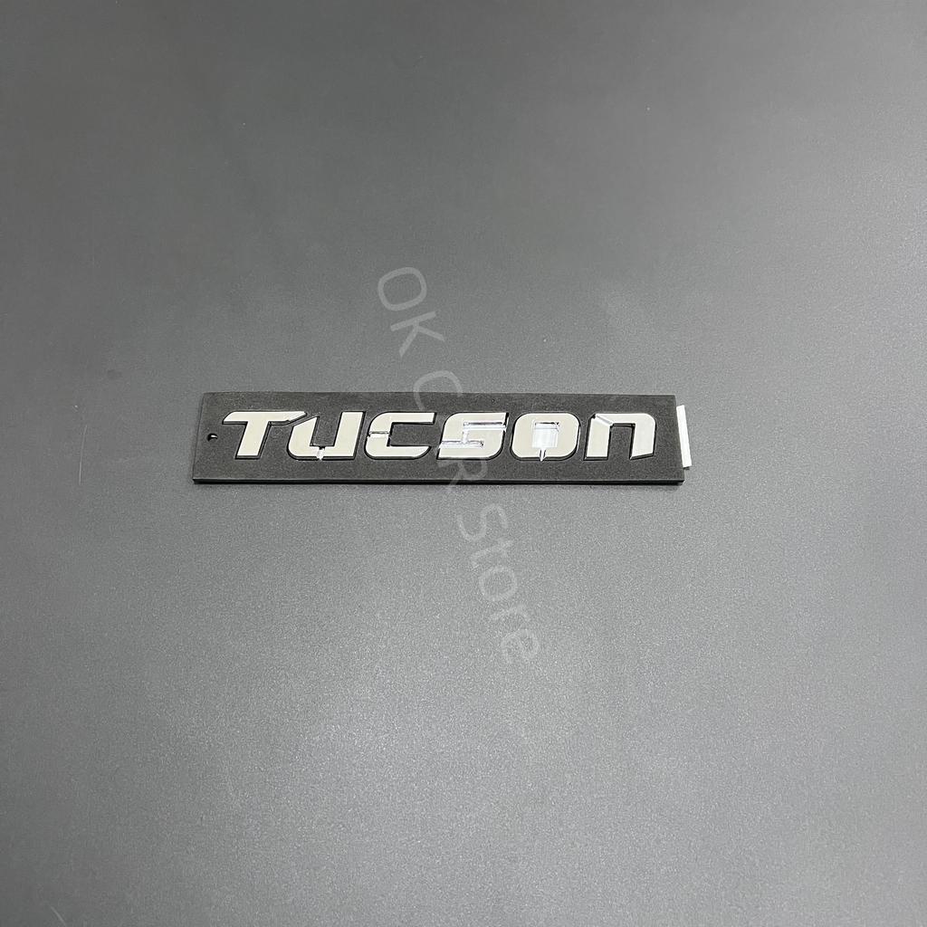 Hvmqy2 Bright Black TUCSON Emblem Trunk Sticker Rear Sticker For Hyundai TUCSON NLINE Car Styling Hyundai Trunk Sticker ABS