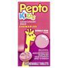 Crianças, Pepto Mastigável, Chiclete, 24 Comprimidos Mastigáveis