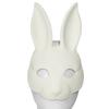 Maschera Realistica di Coniglio Bianco Maschera Facciale di Coniglio Novità Maschera Cosplay di Coniglio Artigianato Fai-da-te Maschera Anime Fatta a Mano Oggetti di Scena Oggetti di Scena per Foto