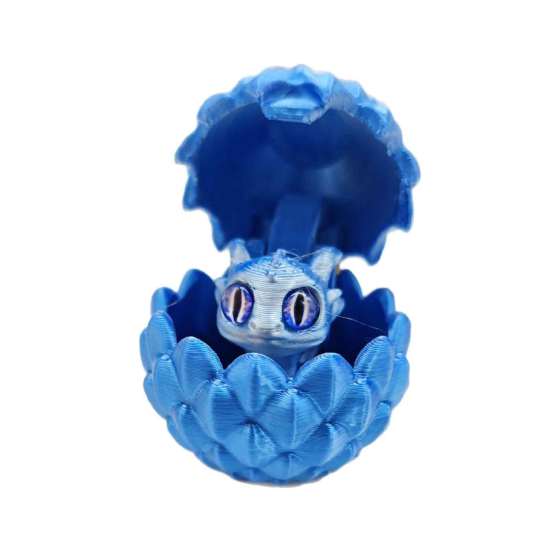 

3D-печатное украшение в виде яйца дракона, яркий цвет, маленький размер, игрушка для снятия стресса, очаровательная мультяшная статуэтка дракона