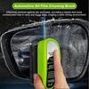 2Pcs Upgrade Automotive Oil Film Cleaning Brush, 2025 New 2.0 Green Glass Oil Film Remover for Car
