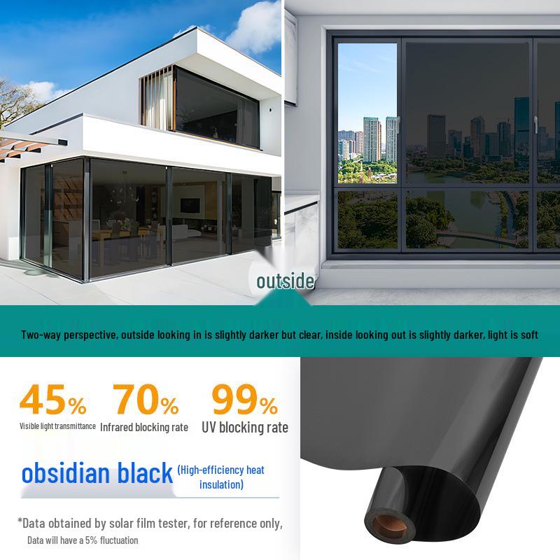 One-Way Vision Heat Insulation Sun Protection Glass Film