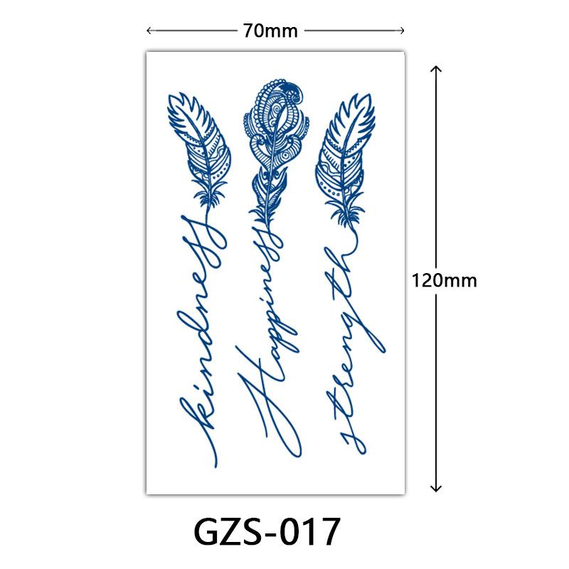 Juice Herbal Tattoo Sticker, Finger Sticker, Juice Semi-Permanent Tattoo Sticker, Sweat-Proof Tattoo