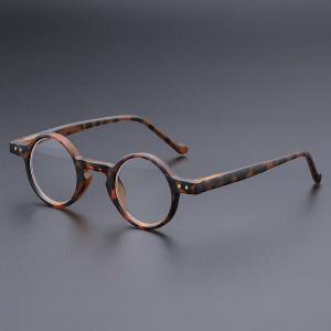 Japanese retro tortoiseshell glasses frame reading glasses fashionable versatile small round frame glasses frame