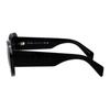 Prada Logo Oval Sunglasses Women's Black Black 55 Basic Packaging-glasses Case + Packaging Box