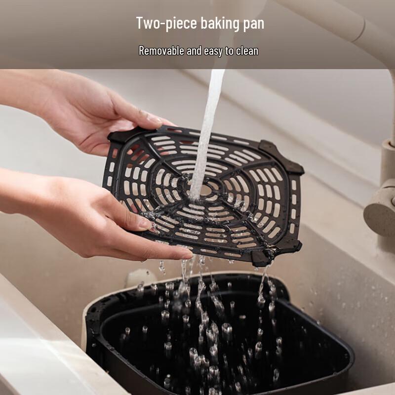 Joyoung 5L No-Flip Steam Air Fryer CN plug (adapter included)