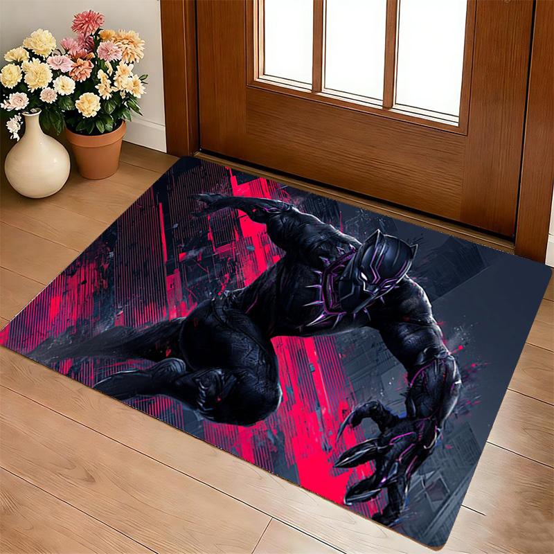 Black Panther Living Room Nonslip Area Rug Soft Carpet For Bedroom Game Playroom Sofa Office Home Decor Doormat Christmas Gift C9291524