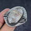 Natural Golden Rutile Gemstone 925 Sterling Silver Jewelry Ring Size 10 P3K90