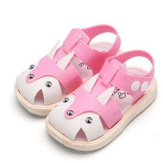 2025 Kids' Closed-Toe Korean Style Beach Sandals - Cute and Versatile Summer Shoes