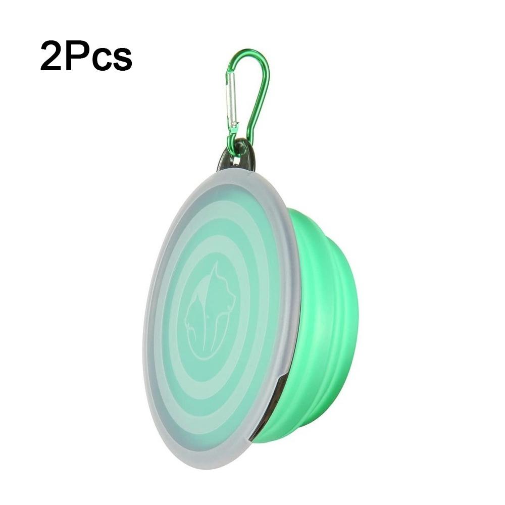 

Large Capacity Collapsible Dog Bowl Silicone Pet Water Food Dish Dog Food Water Basin Travel