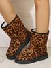 2025 Winter High-Top Snow Boots: Thick-Soled, Cotton-Lined, Fashionable Mid-Calf Design