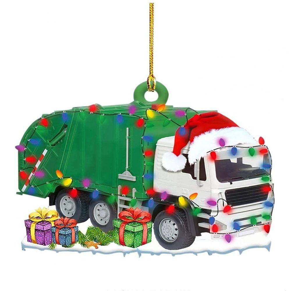 Engineering Cars Cars Hanging Pendants Handmade Engineering Cars Ornaments  Christmas