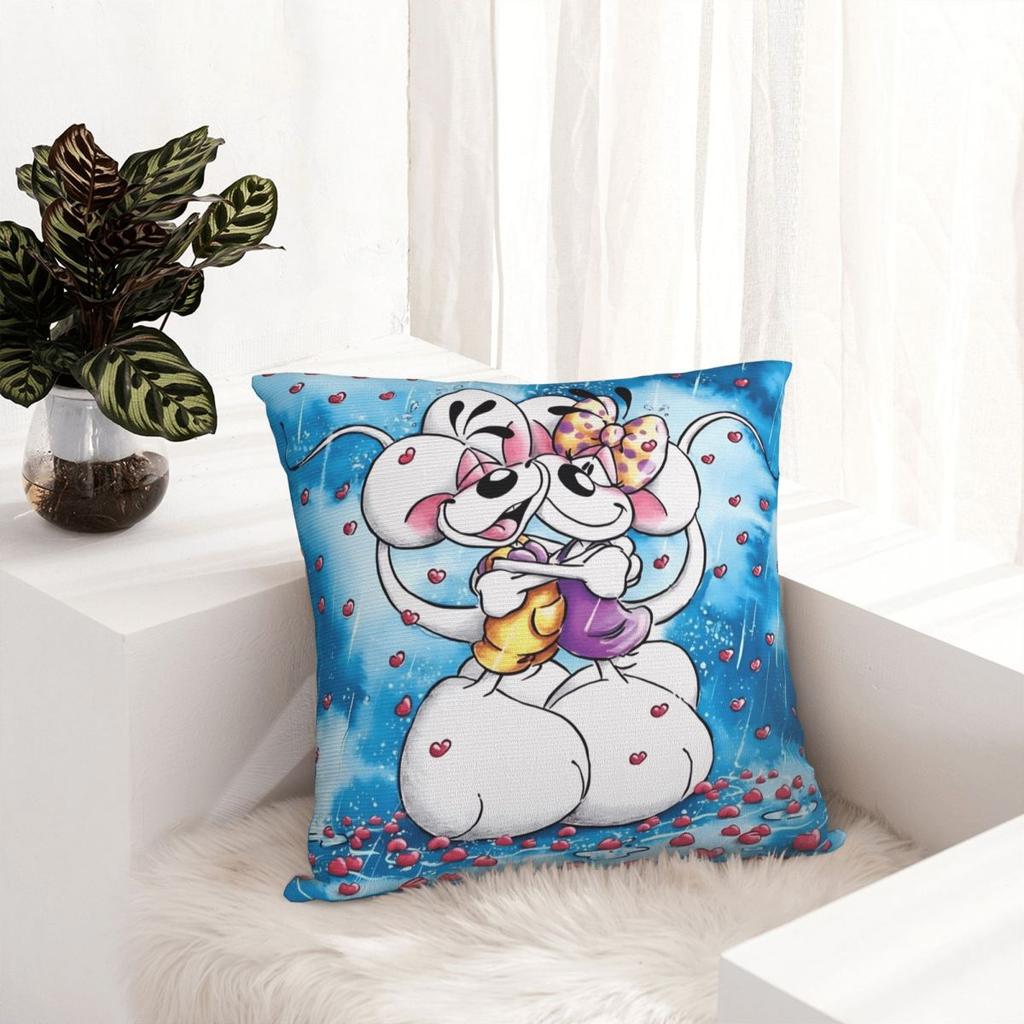 Cartoon Diddl Diddlina Pillow Cover Retro Trendy Pillow Case For Sofa Bedroom Home Decor Cushion Cover Soft Pillowcases Gift