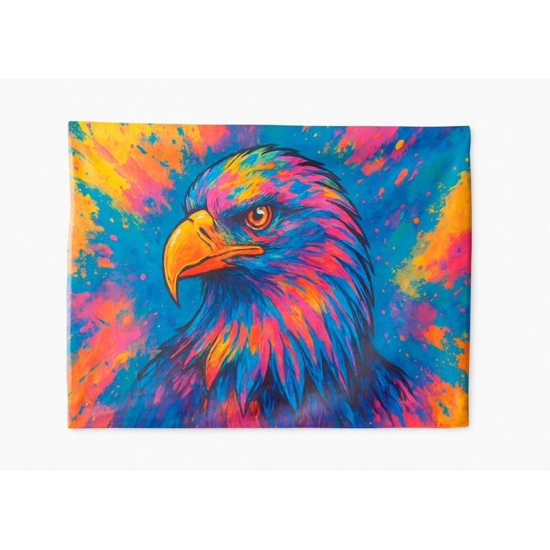 Rainbow Eagle tapestry 75x100 чёрный