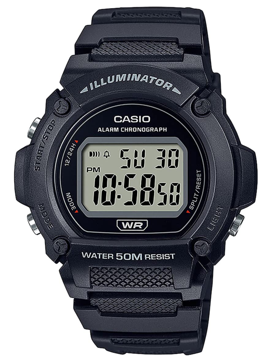 

Casio Мужские цифровые часы W-219H-1AVEF Черные