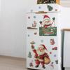 DIY Christmas Wall Sticker Cute Snowflake Decal Self-adhesive Christmas Snowman Sticker  Restaurant