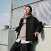 Li Ning CF Su Series Su Yuan Player Solid Color Washed Denim Jacket Unisex Jacket Black AJDT737-1