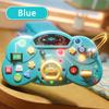 Steering Wheel Busy Board Montessori Toys Toddlers LED Light Switch Sensory Games Early Education Learning Baby Travel Toys Gift
