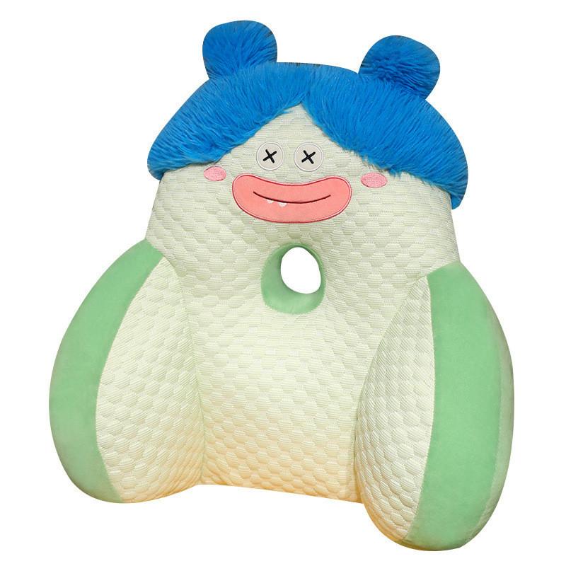 Ugly Dopamine Doll Cartoon Neck Rest With Breathable Short Plush Lounge For