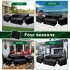 4Pcs Patio Furniture Cover Set Heavy duty Waterproof Patio Furniture Cover Oxford Cloth Outdoor Furniture Cover with Drawstring