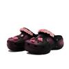 Crocs Classic clog Cosmic Resonance EVA Cute Korean Style Hole Shoes Women's Black Pink