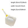 Fuel Mixing Container with Spout, Graduations, And Lid. Chainsaw Bottle. Sturdy Cup.