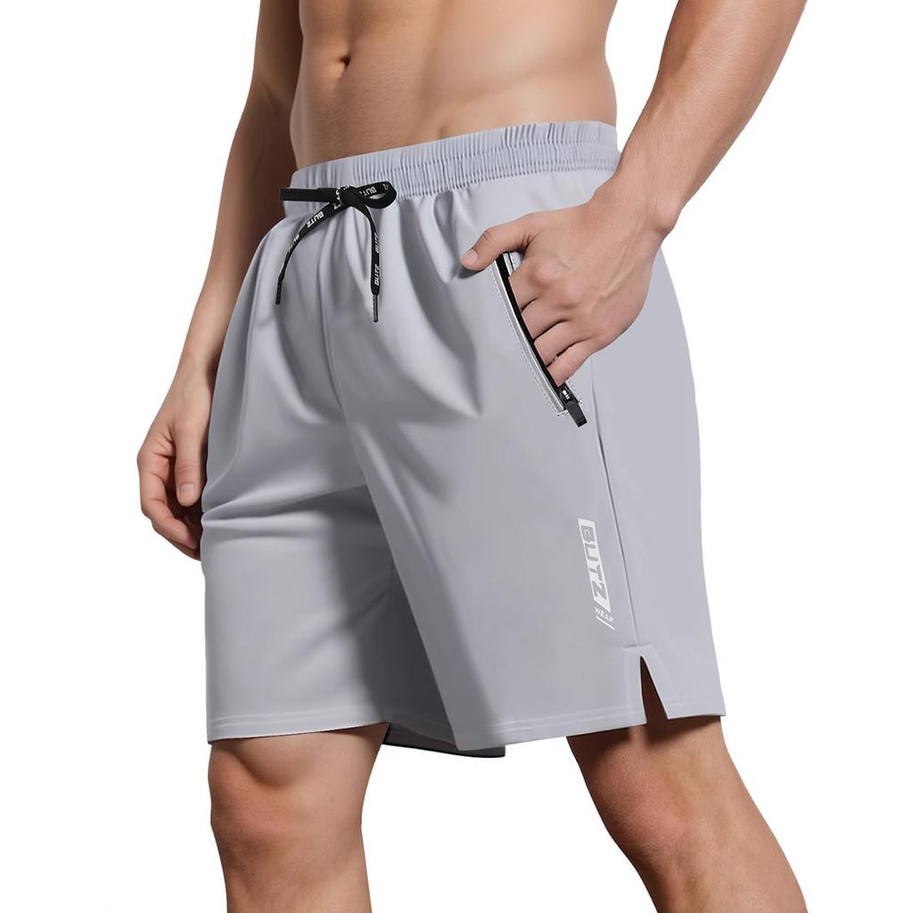 Spring and Summer Men's Quick-drying Sports Shorts Luminous Slightly Elastic Loose Fitness Shorts