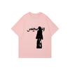 Short Sleeve Top Harajuku Cartoon Graphic Print Casual Hip Hop Men Clothes Y2K Cotton T-shirt High Street Loose O-Neck Fashion