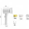 Multi-Functional Wireless Electric Cleaning Brush for Kitchen, Bathroom, and Household Use