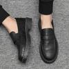 2026 New Platform Loafers Men Pu Leather Shoes Breathable Slip-On Loafer Shoe Solid Mens Casual Shoes Handmade Men's Dress Shoes