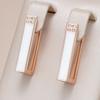 Fashion  Rose Gold Color White Enamel Drop Earrings For Women Girl Wedding Party Natural Zircon Eardrop Jewelry