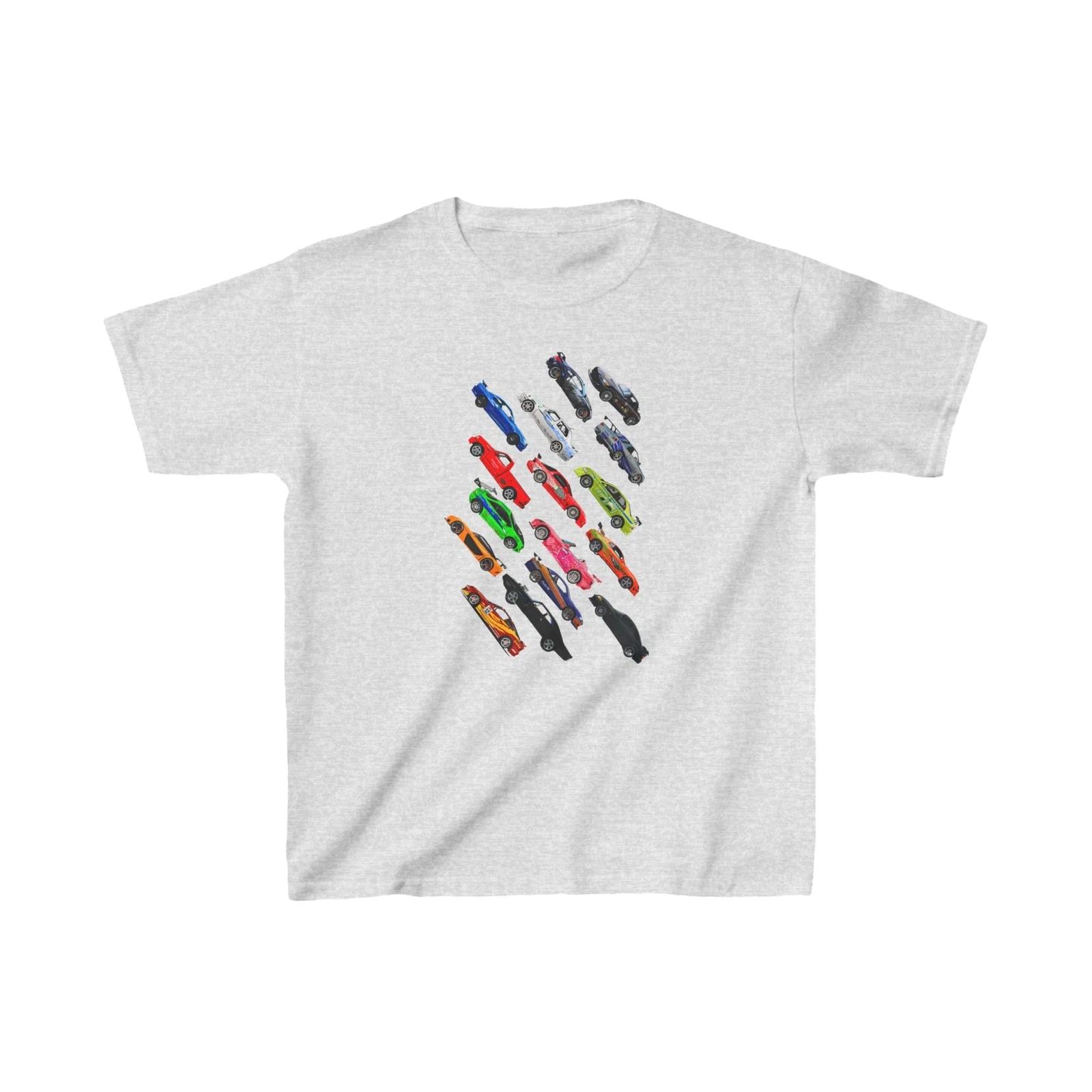

Fast and furious movie cars Kids Heavy Cotton™ TShirt 4XL