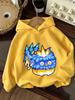 Cute Fruit Box Kids Pullover Hoodie Summer Cute Cartoon Crewneck Age 3-14