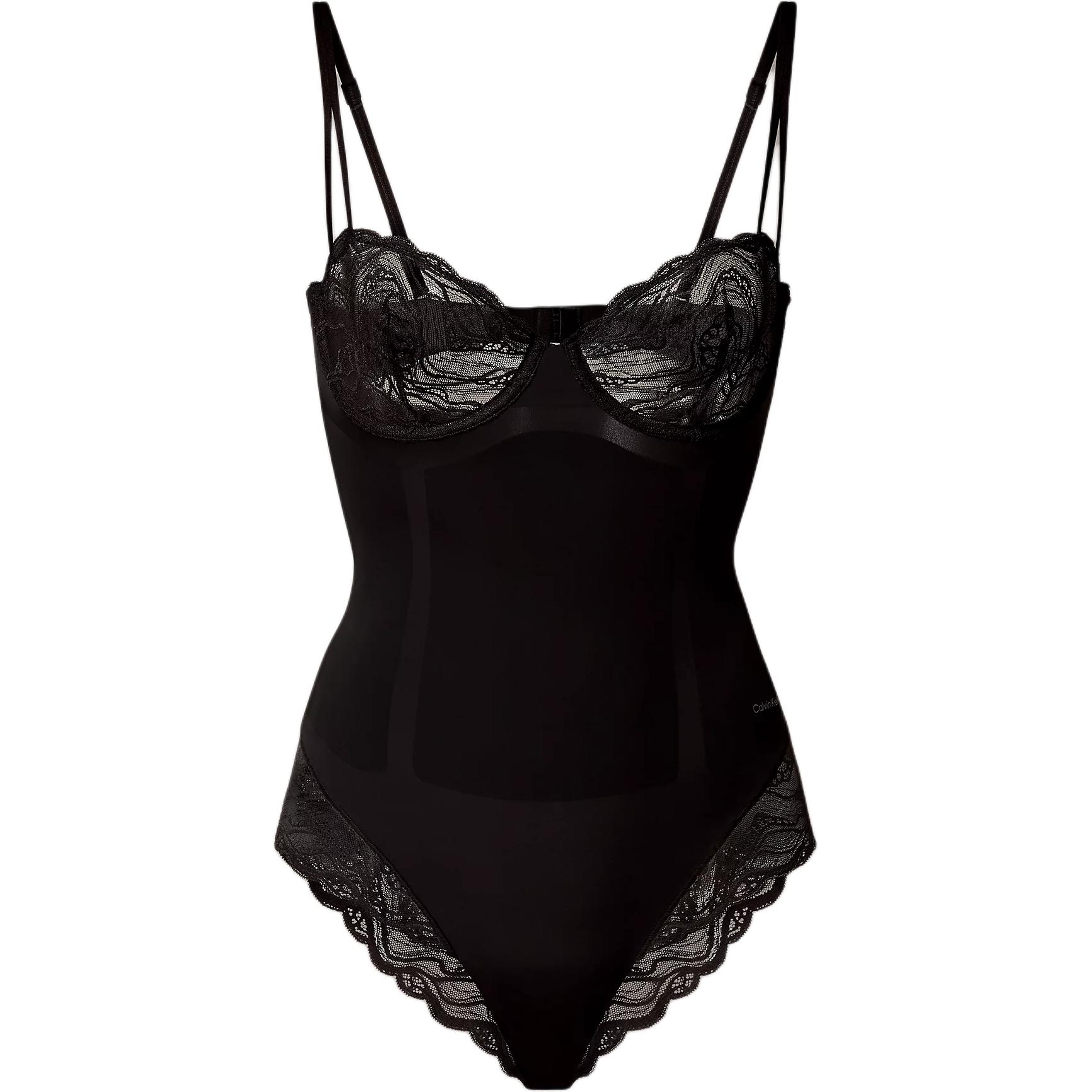 

Calvin Klein Lace Trim Versatile Stretch Bodysuit Women bodysuits 000QF8002E-UB1 L