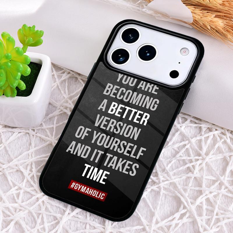 Motivational Gym Inspirational Quotes Shockproof Phone Case for iPhone 17 Air 16e 15 11 12 14 13 Pro Max Cover Coque