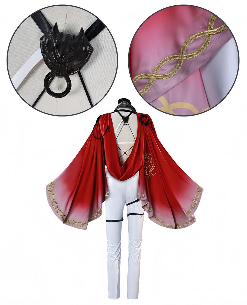 Narushio Cosplay Lupa Cosplay Lupa Meichou from Wuthering Popular Game Costume for Photoshoots [NOKIJP] Costume, Waves, (Lupa, L)