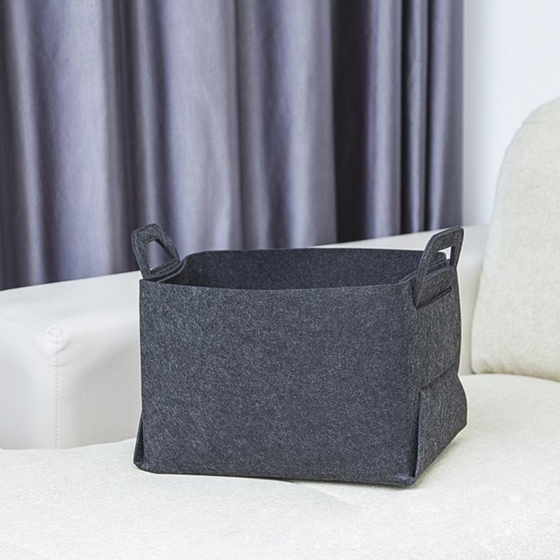 Compact Felt Storage Basket Foldable Car Trunk Organizer Folding Large Organizer