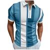 Men's Shirt Golf Shirt Retro Color Contrast Outdoor Street Short Sleeves Button-Down Print Clothing Apparel Fashion Designer Casual Breathable