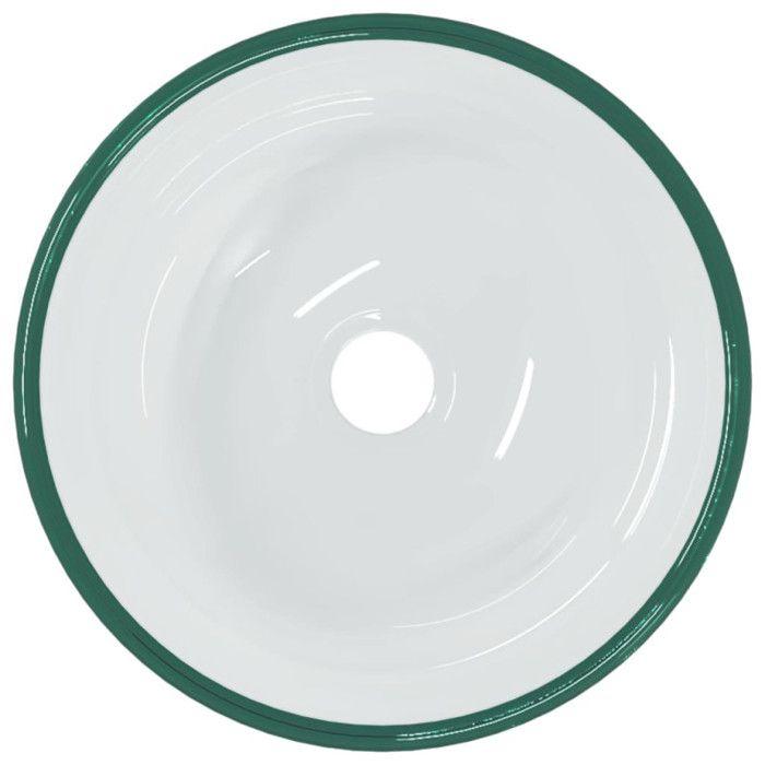 VidaXL Lavabo Vasque à Poser de Toilette Lave-mains de Salle de Bain Lavabo de Salle d'Eau Intérieur Verre Trempé 30x12 cm 345235