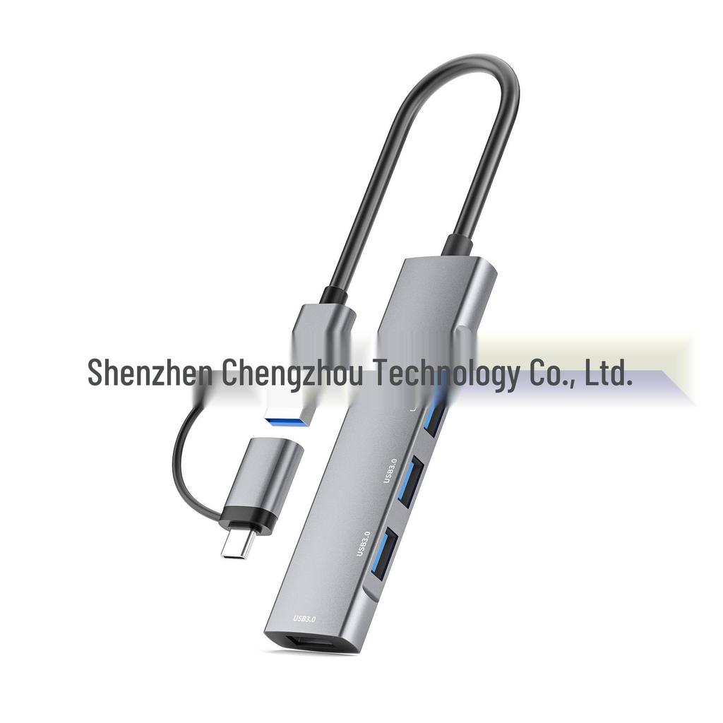 Multi-Functional USB 3.0 Type-C Docking Station with 4-Port Expansion
