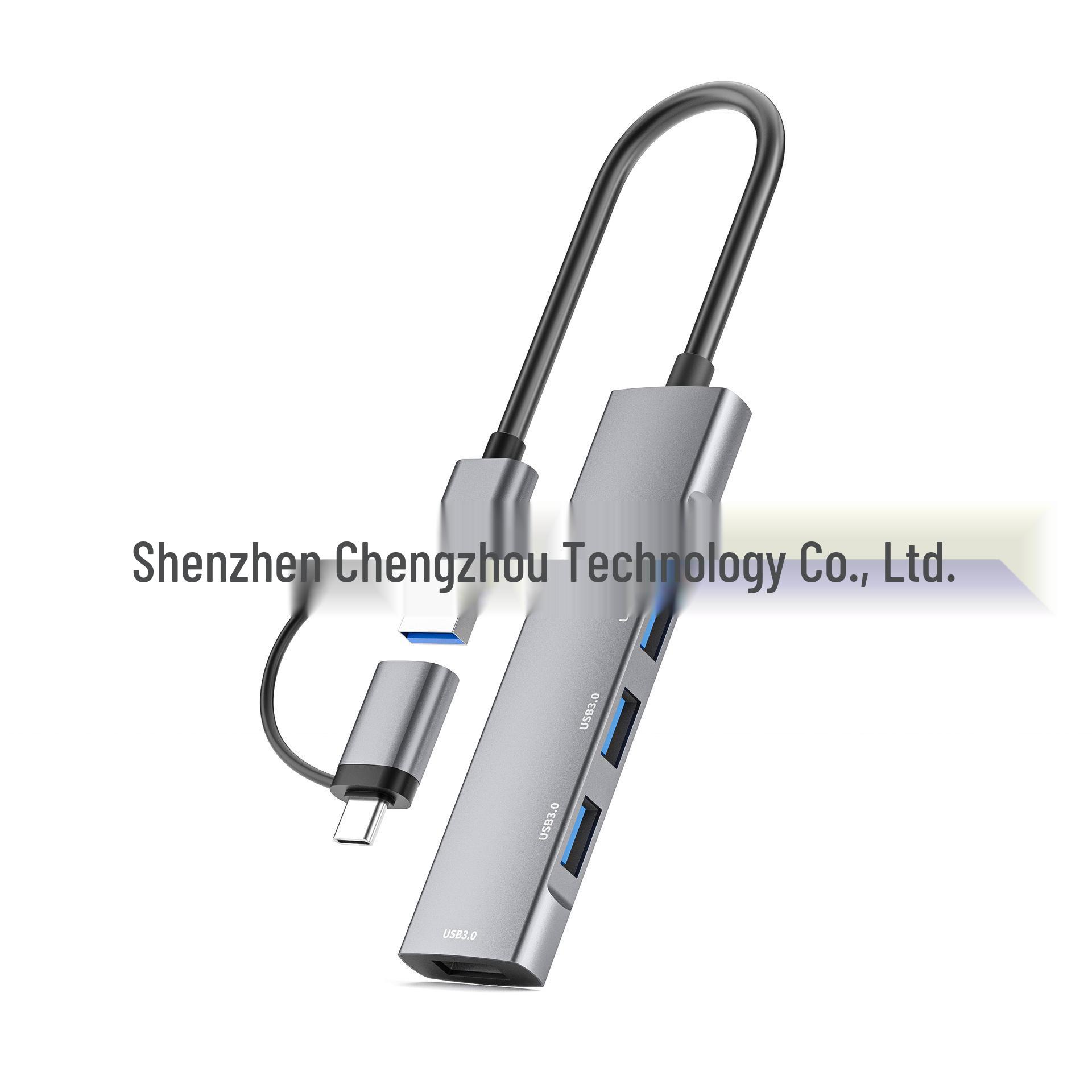 Multi-Functional USB 3.0 Type-C Docking Station with 4-Port Expansion