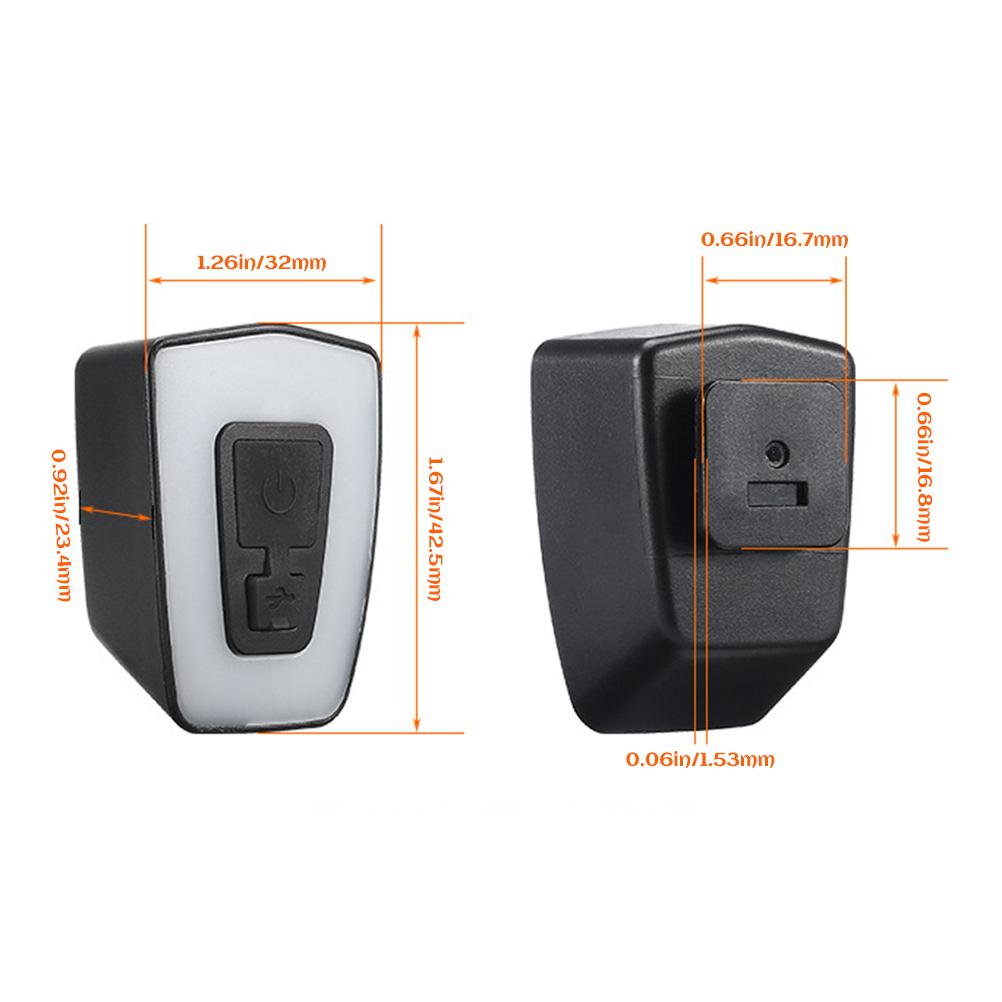 Fahrrad Rücklicht Wiederaufladbar Wasserdicht LED Rücklicht Nachtradfahren Sicherheit Rücklicht