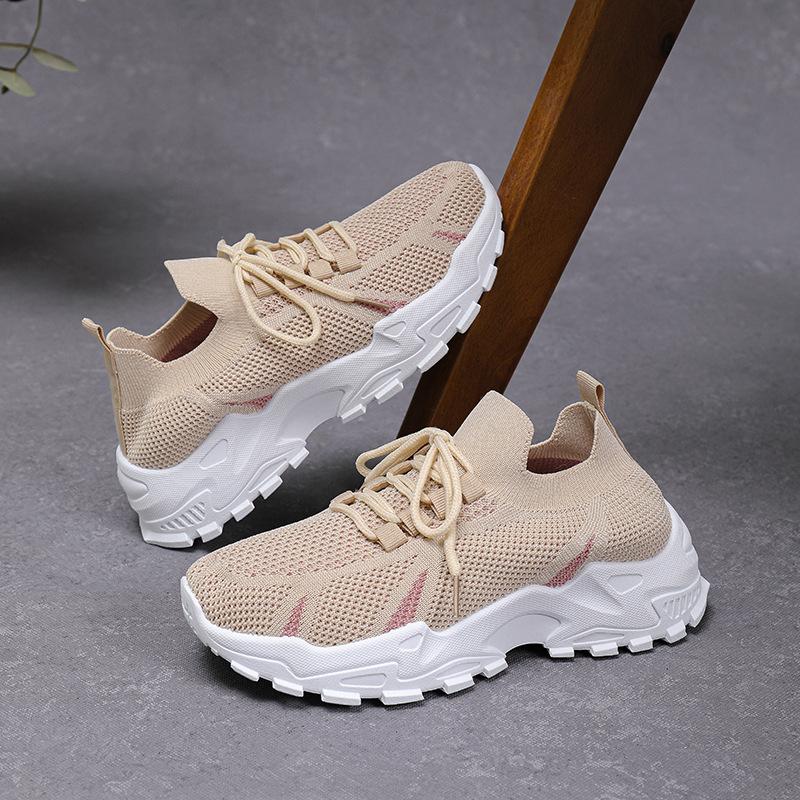 Women's shoes  European and American hot-selling non-slip casual shoes soft-soled running shoes breathable sports shoes deodorizing