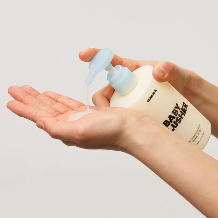 Shiny Everyday Shampoo Baby Blusher 300ML + [Free] Sennok Body & Hair Care 4 Types (7mlX4)