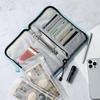 Household Management Pouch Savings Passport Case Gift Large Capacity Polyester Clear Zip Cases 2 Clear Card [FeasibleSite] [Develop Skills] (4 +