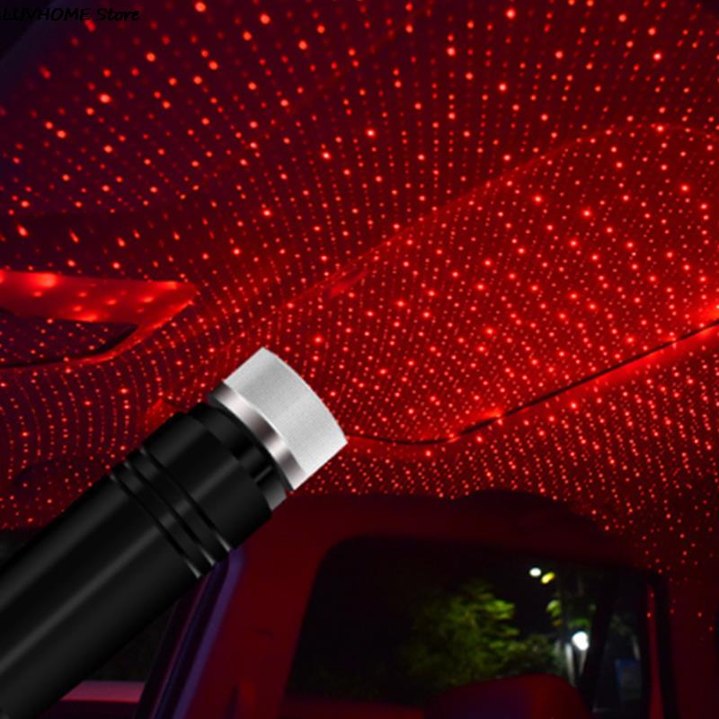 

Романтичный светодиодный ночник со звездным небом, 5 В, питание от USB, проектор для звезд в виде галактики красный
