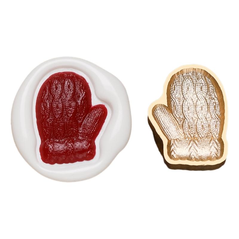 Christmas Seal Stamp Head Replacement, Embossed Seal Stamp Head for Seal Envelope, Invitations Scrapbooking Decoration