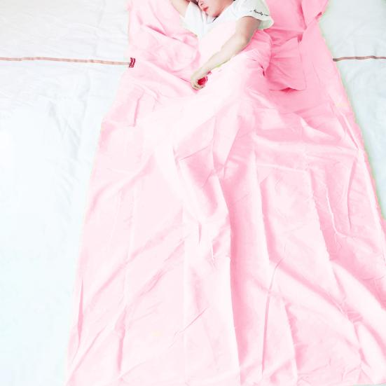 Sleeping Bag with Pillowcase Super Soft Wear Resistant Waterproof Non-Fading Lightweight Foldable Travel Sheet